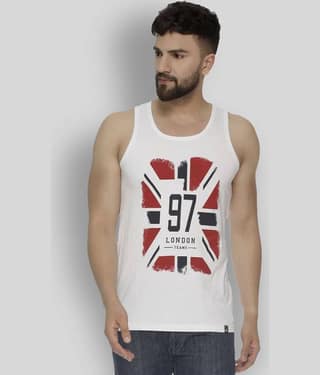 Veirdo Pack of 1 Cotton Regular Fit Men's T-Shirt ( White )