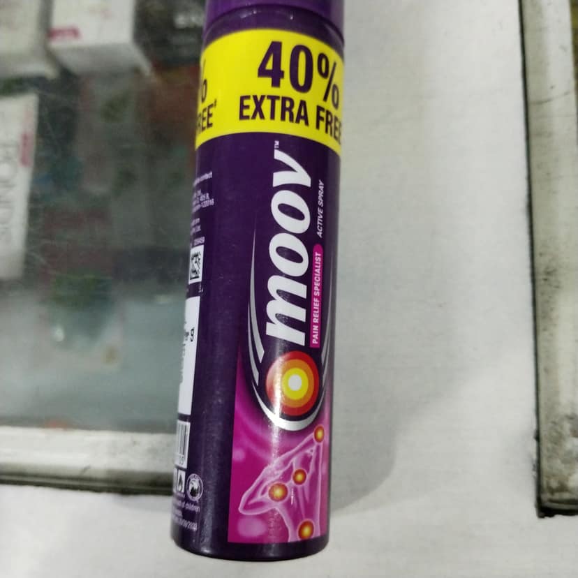Moov pain relief spray