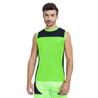 FTX Men Colorblock Round Neck Sleeveless Tshirt