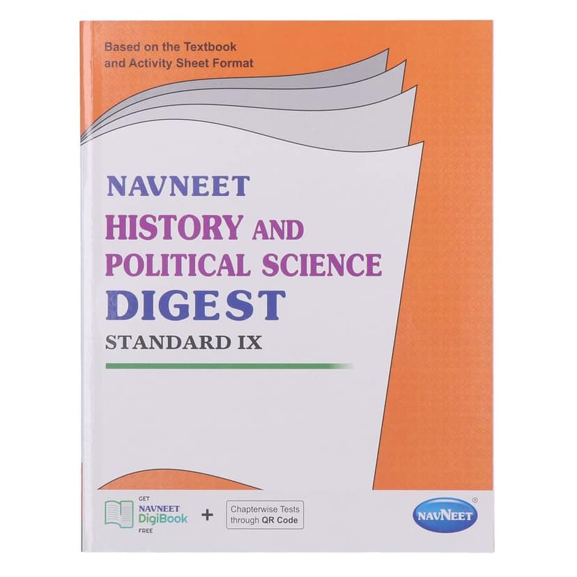 Navneet Youva Happiness Combo History and Political Science Study Kit 1 (1 Digest + 1 Notebook + 2 Pencils + 1 Sharpener + 1 Eraser + 1 Scale) view 3