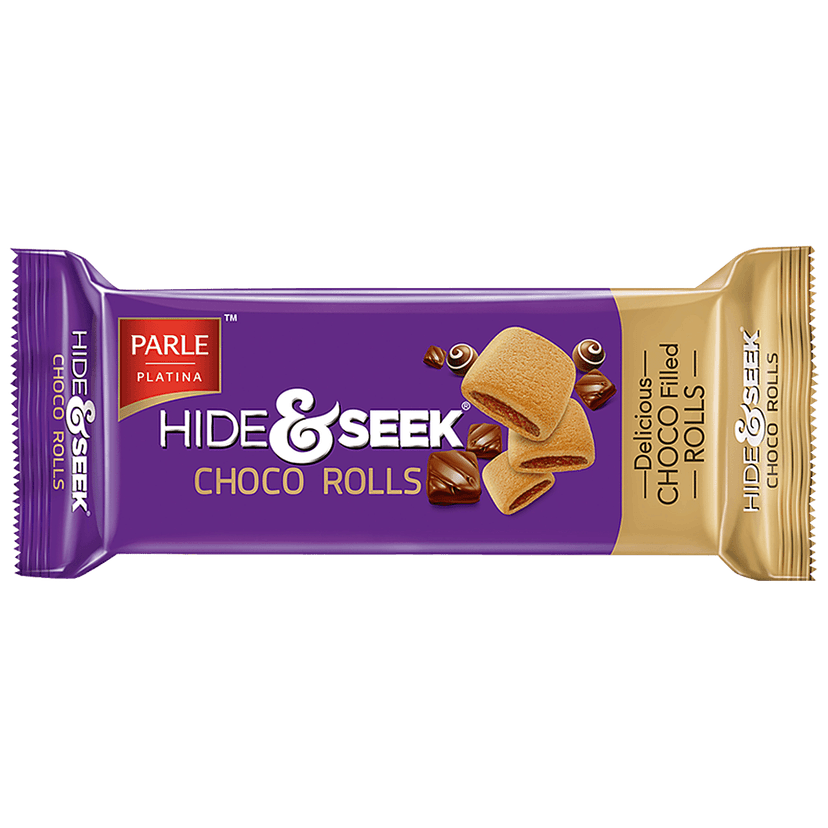 Parle Hide & Seek Choco Rolls, 75 G view 2