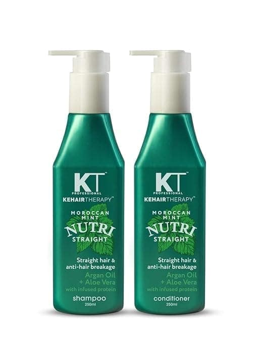 Moroccan Mint Nutri Straight Shampoo | Infused with Argan Oil & Aloe Vera | Straight Hair & Anti-Hair Breakage | Sulfate-Free, Paraben-Free | 250ml view 4
