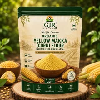 Organic Yellow Corn Flour | Gluten Free Makki Atta
