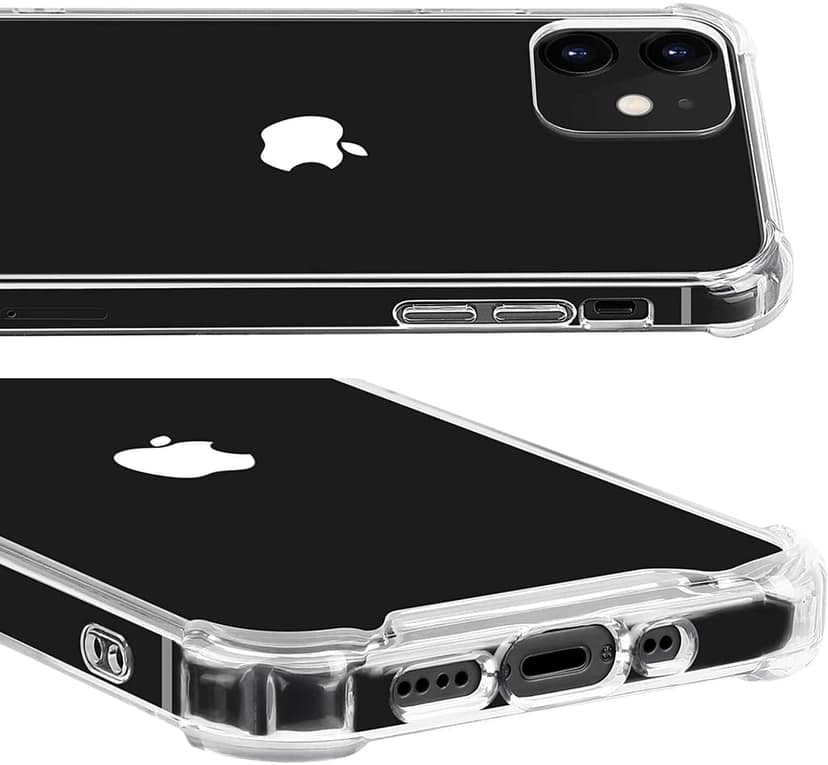 Memumi Crystal Series Thin Fit Hard Back Cover for Apple iPhone 12 Mini - Trans White (5.4") view 6