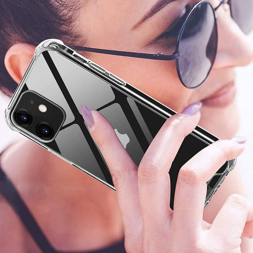 Memumi Crystal Series Thin Fit Hard Back Cover for Apple iPhone 12 Mini - Trans White (5.4") view 8