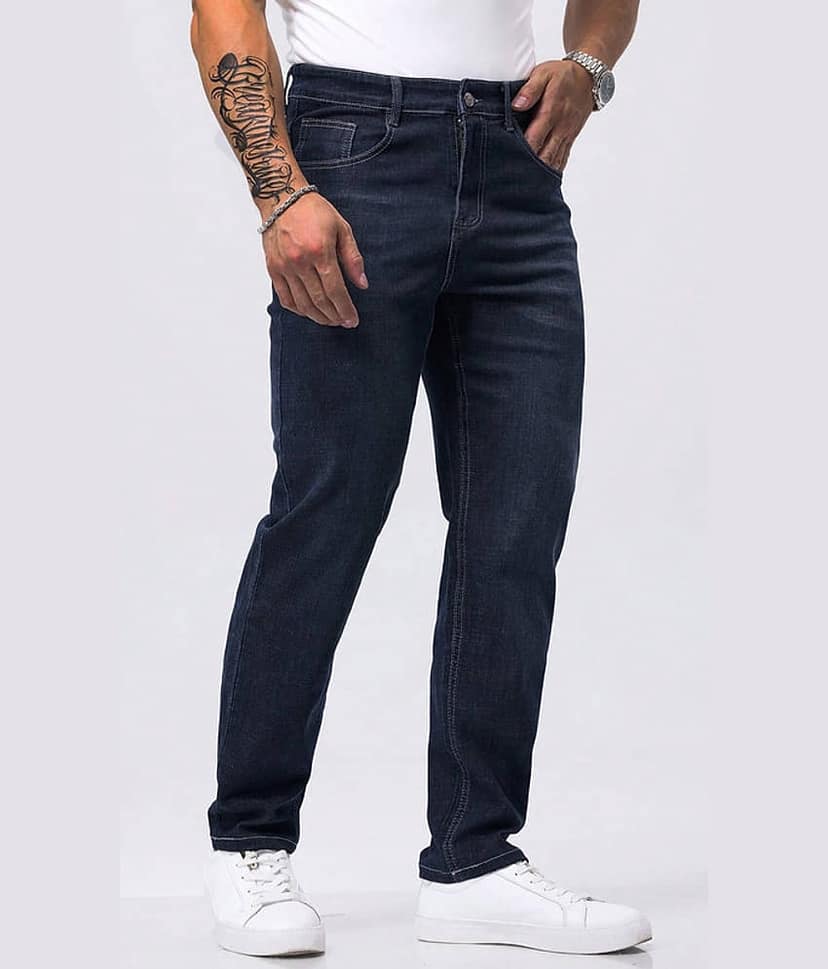 Stylefabs Regular Fit Clean Look Men's Jeans - Blue ( Pack of 1 )