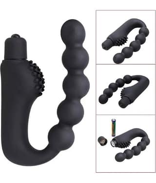 Vibrations Flexible Beads Portable Manual Massager
