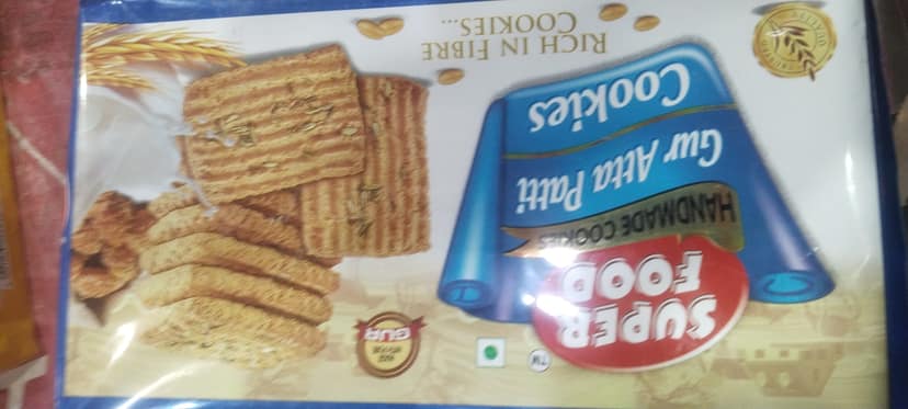 Super Food Gur atta patti Handmade cookies