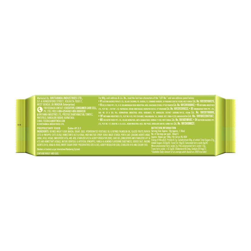 Britannia Pineapple Plunge Cake, 50G view 2