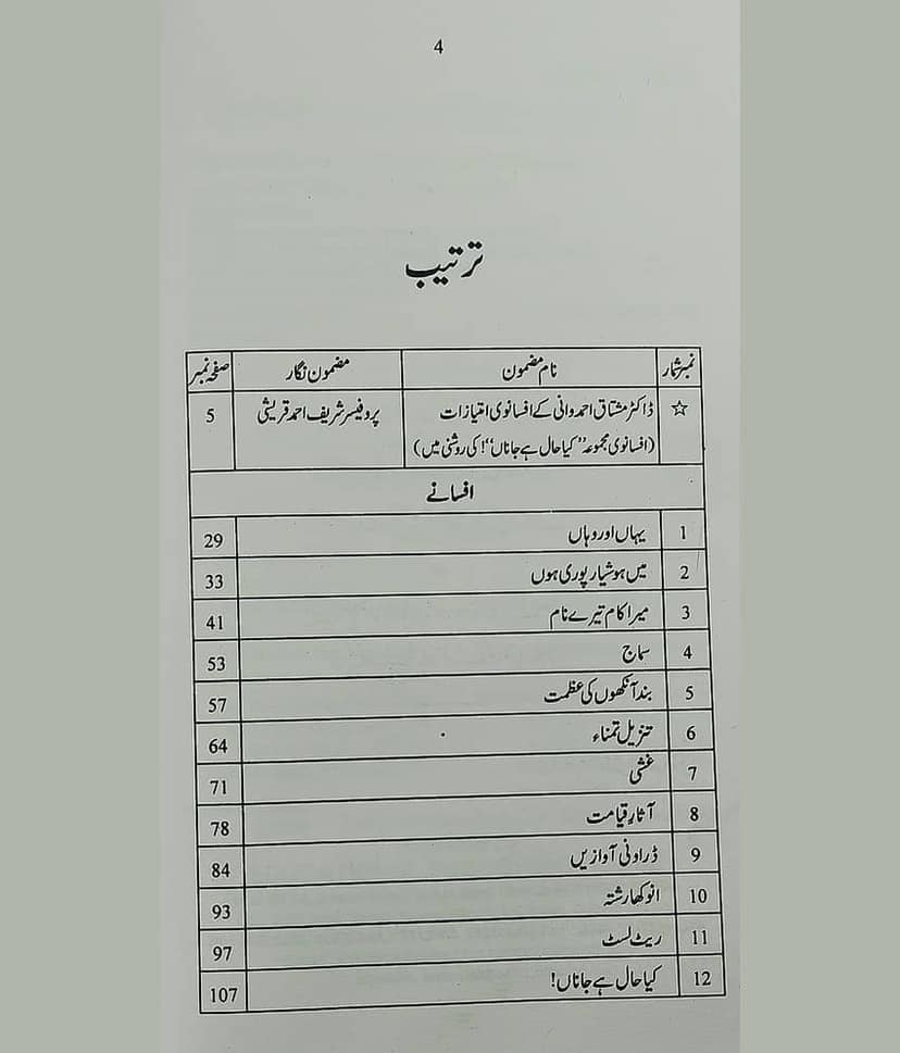 Kiya Haal Hai Jana Urdu Collection of Stories view 2