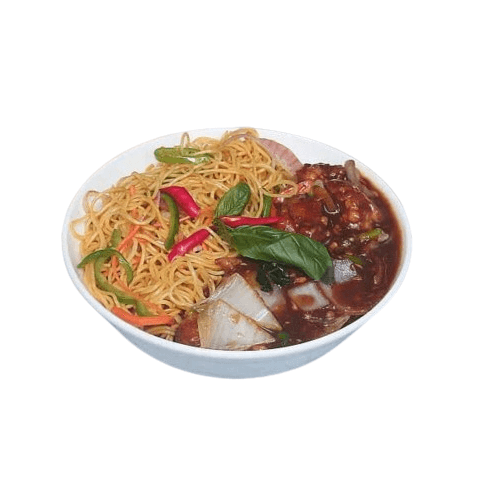 Diced Chicken Schezwan Sauce