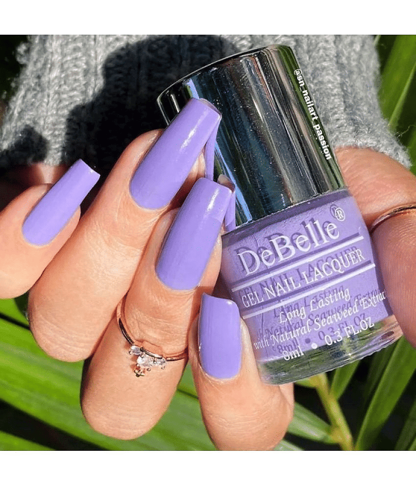 DeBelle Blueberry Bliss Crme Nail Polish 8 ( Pack of 1 ) view 2