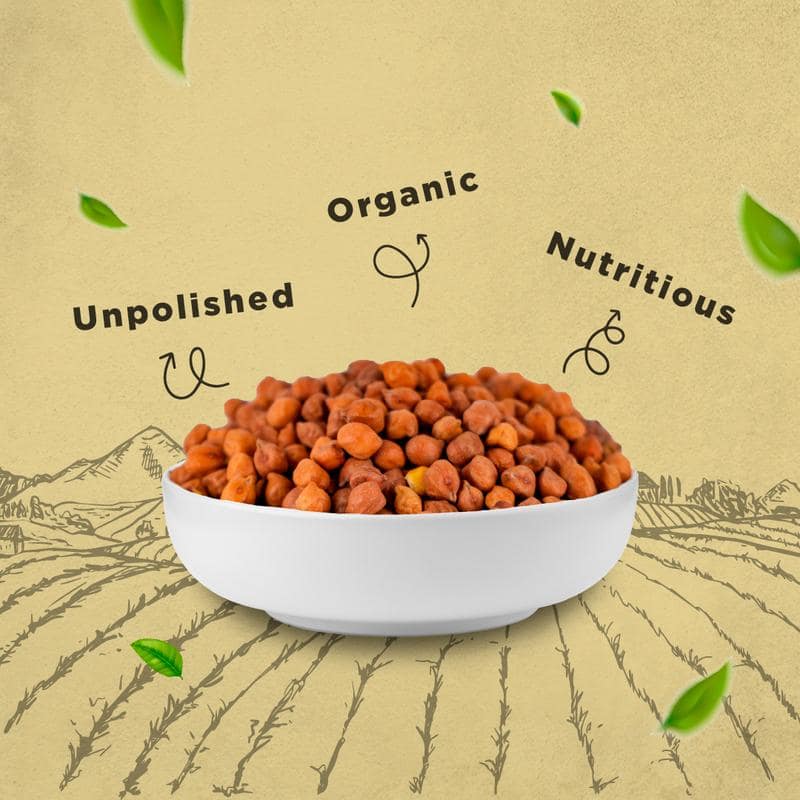 Organic Unpolished Brown (Kala) Chana - Bharat Organics view 6