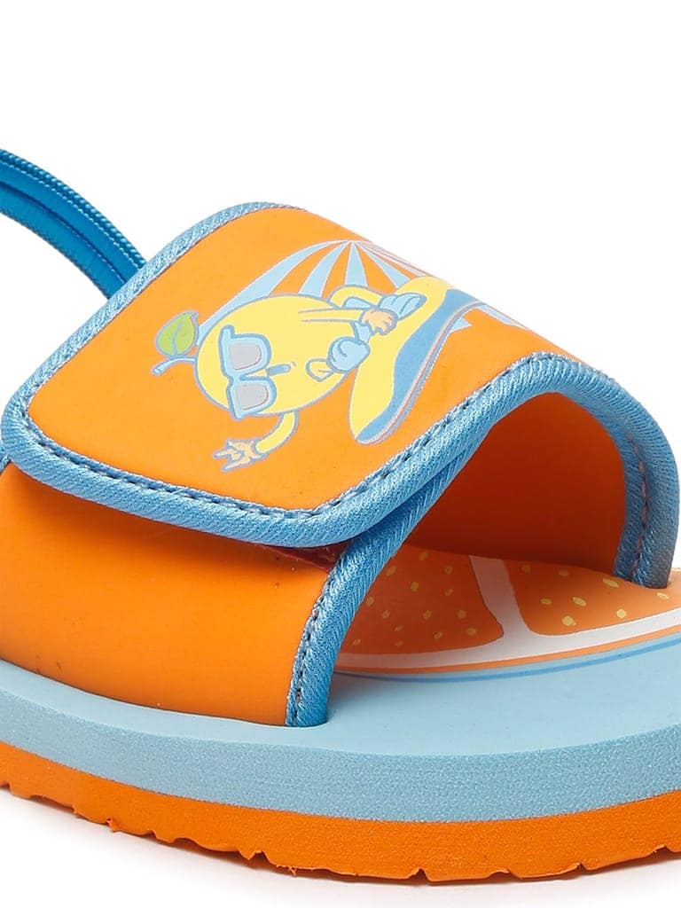 ONYC Orange Sliders for Kids, Surfing Sliders (Unisex) view 4