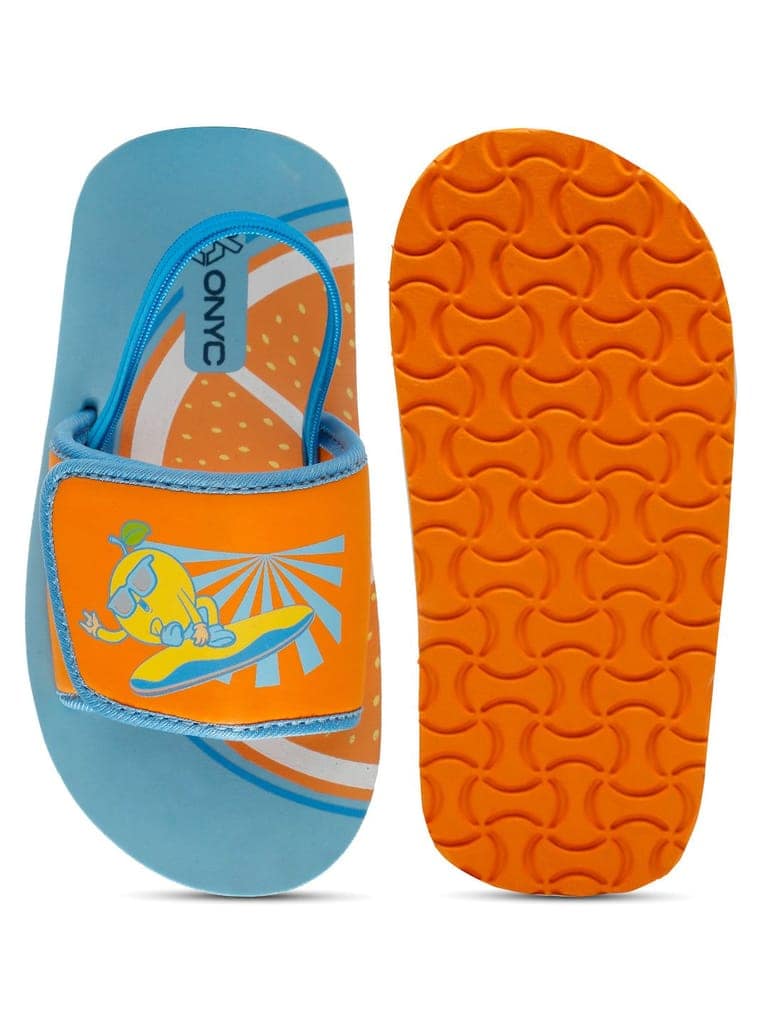 ONYC Orange Sliders for Kids, Surfing Sliders (Unisex) view 6