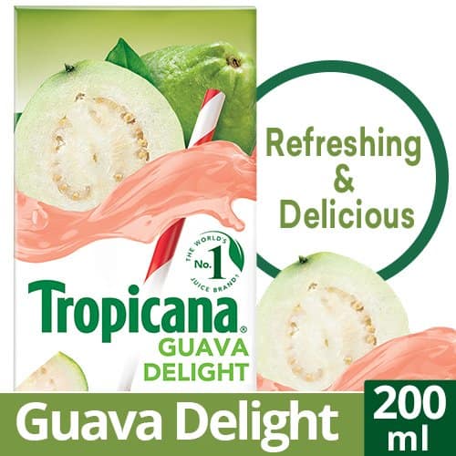 Tropicana Juice Guava, 200 Ml Tetra Pack view 2