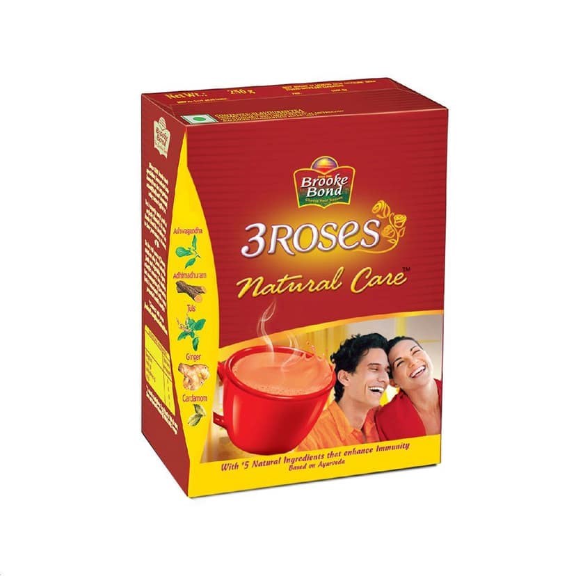 Brooke Bond 3 Roses Natural Care Tea, 250 gm - undefined