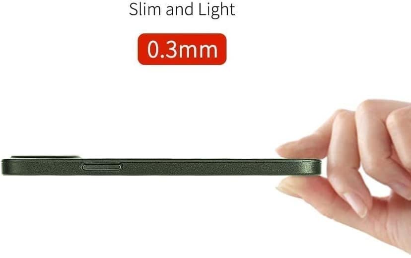 Memumi Slim Series Ultra Thin 0.3mm Back Cover for Apple iPhone 12 Pro - Green (6.1") view 3