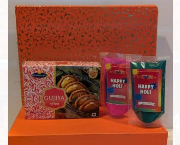 Ghasitaram's Holi Special Gujiya 150gm + Free Organic Colour