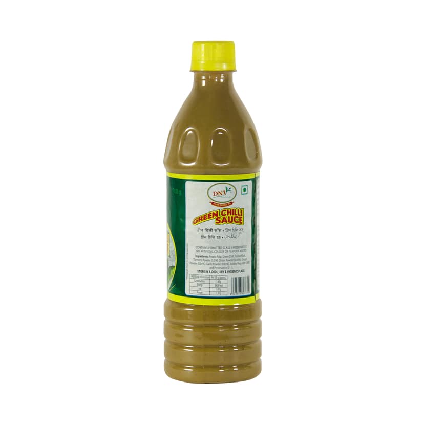 DNV Foods Sauce Green Chilli, 700 gm view 2