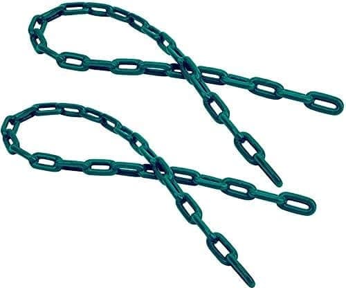 REZNOR Heavy Duty Thermoplastic Coated Metal Link Chain Set for Hammock Swing Indoor Outdoor