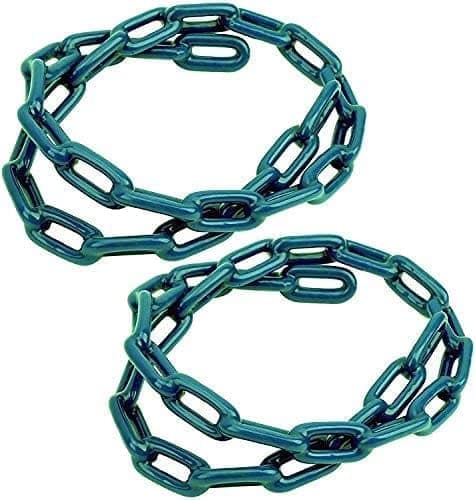 REZNOR Heavy Duty Thermoplastic Coated Metal Link Chain Set for Hammock Swing Indoor Outdoor view 2