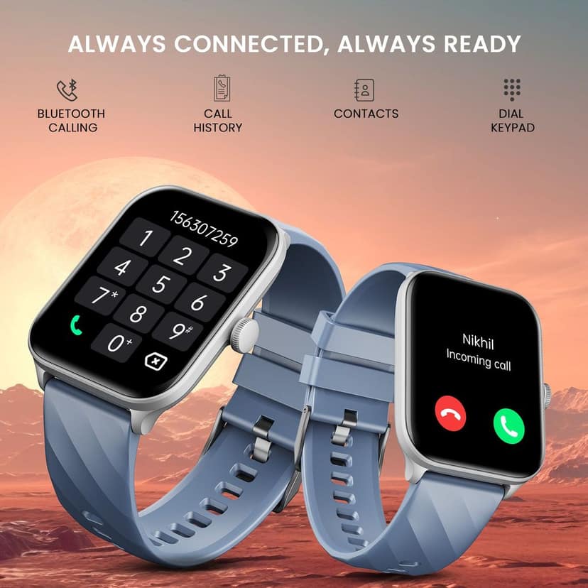 CELLECOR E5 Connect 2.01" IPS HD Display | 700 NITS | BT-Calling | AOD | IP67 | BT v5.4| Smartwatch view 5