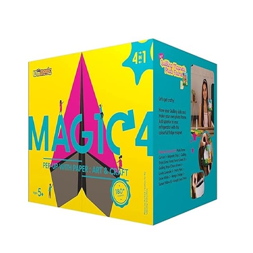 Magic4 Art Pep up with Paper, 4 in 1 DIY Games