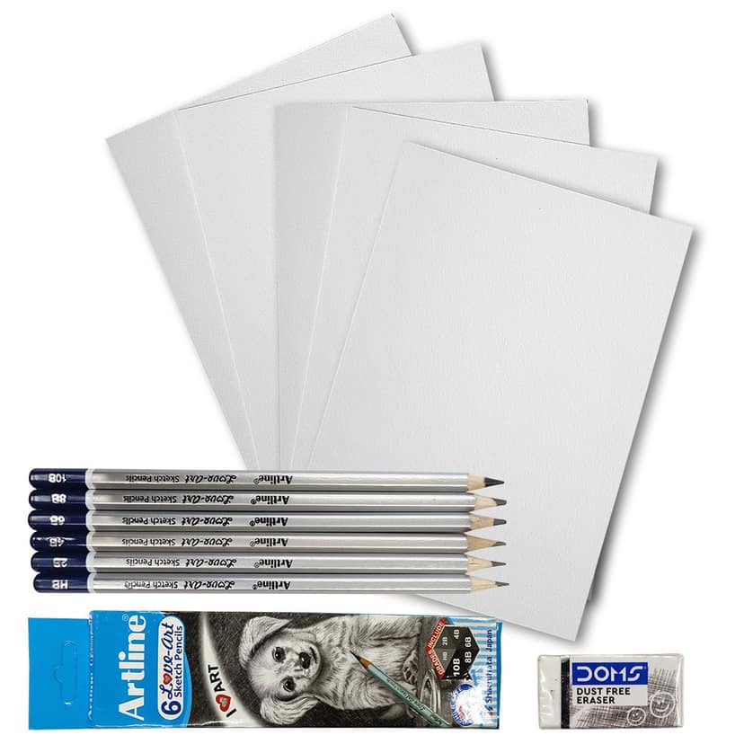 Pencil Shading on Paper Bag Diy Kit by Penkraft view 2