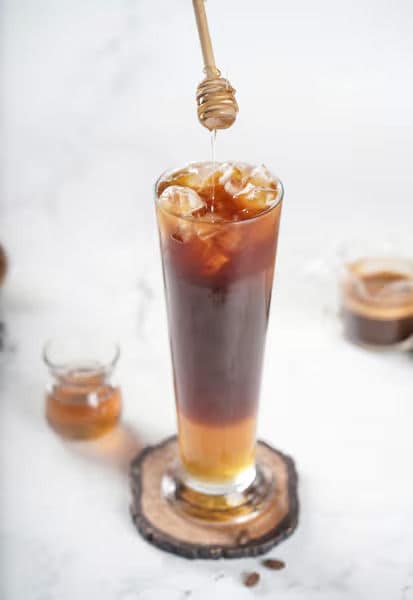 Iced Honey Americano