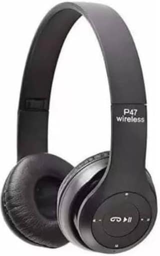 Wireless Bluetooth Headphones P47 | Over Ear Headset with Music & Call Support