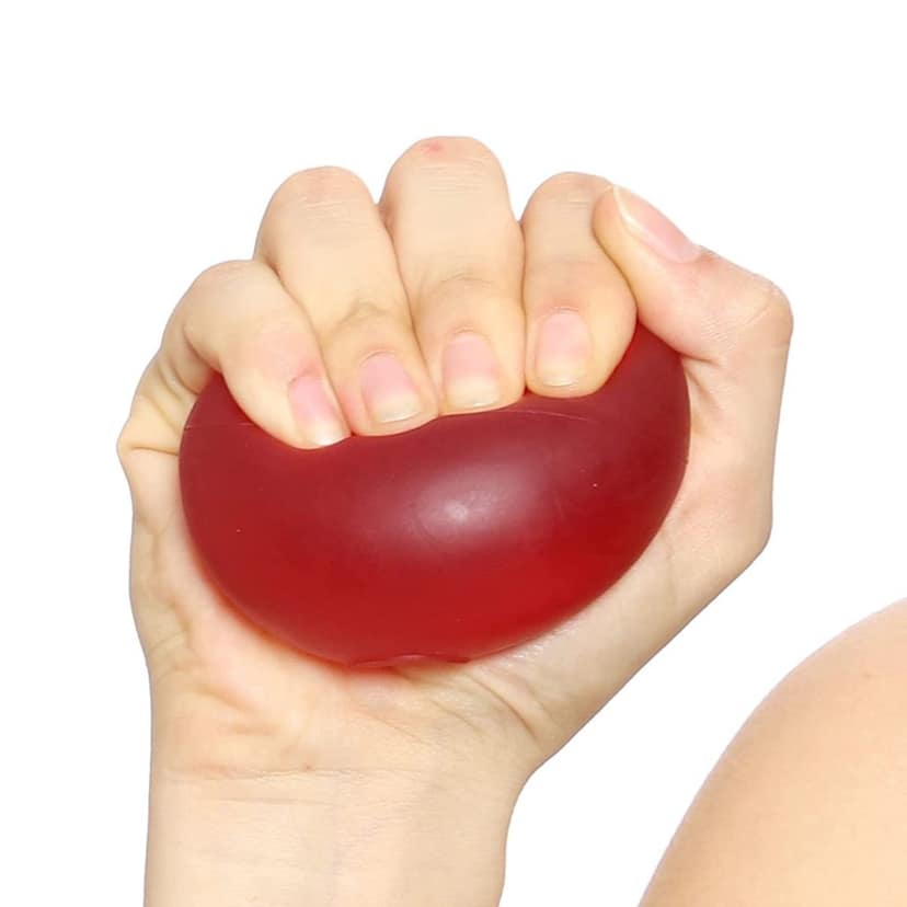 EZYFIT Hand Exercise Silicone Gel Ball for Hand Therapy, Exercise, Arthritis, Finger, Wrist, Carpal Tunnel, Pain Relief, Grip Exerciser Strengthening, Squeeze Ball, Exercise Stress Relief Ball view 2
