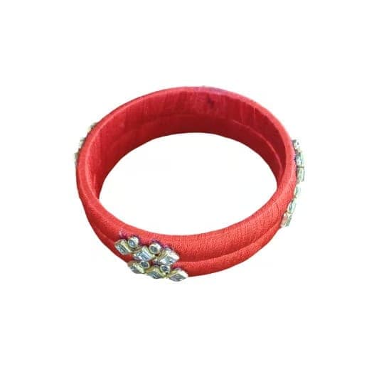 Traditional Handcrafted Bangles with Embellishments view 2