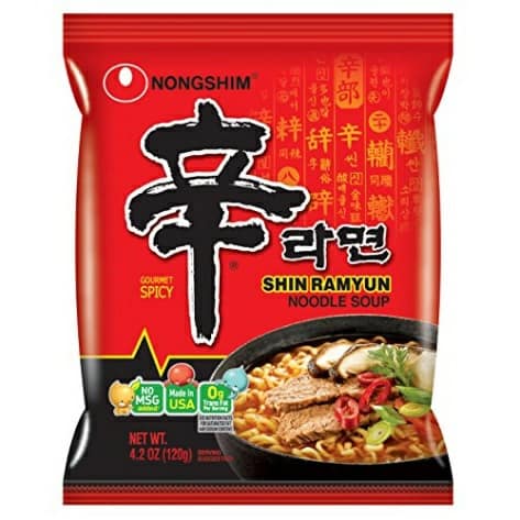 Shin Ramyun Gourmet Spicy Noodle Soup Instant Noodles-120g