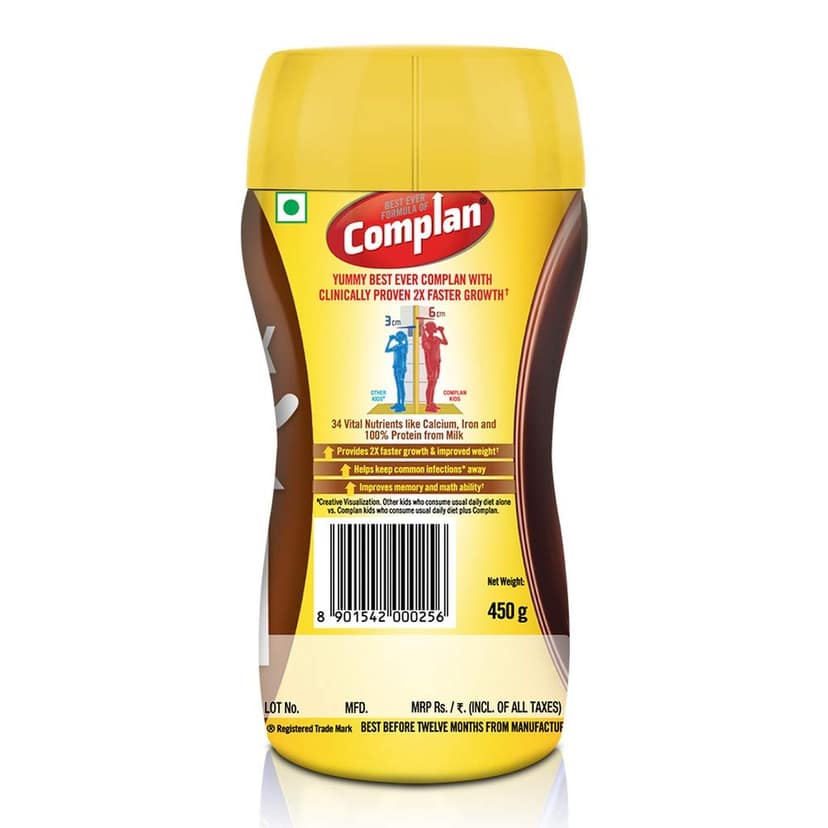 Complan Jar, Royale Chocolate, 450G view 2