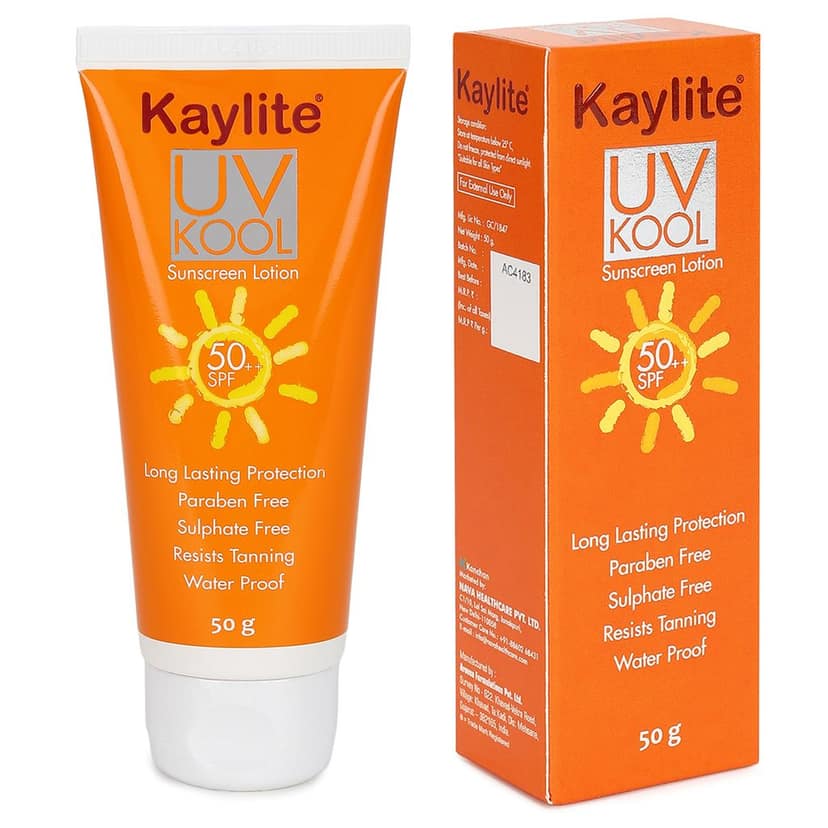 Kaylite Safe Sun Sunscreen Cream SPF 50 PA++,UVA & UVB, 50 GM