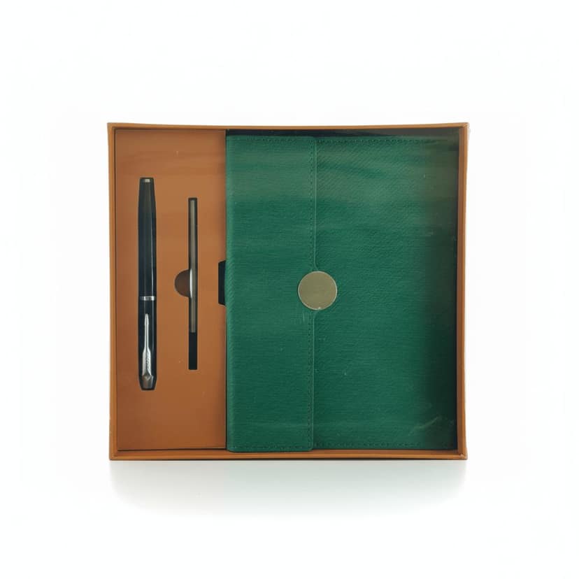 Colourful Office Diary Gift Set Green MRP 899
