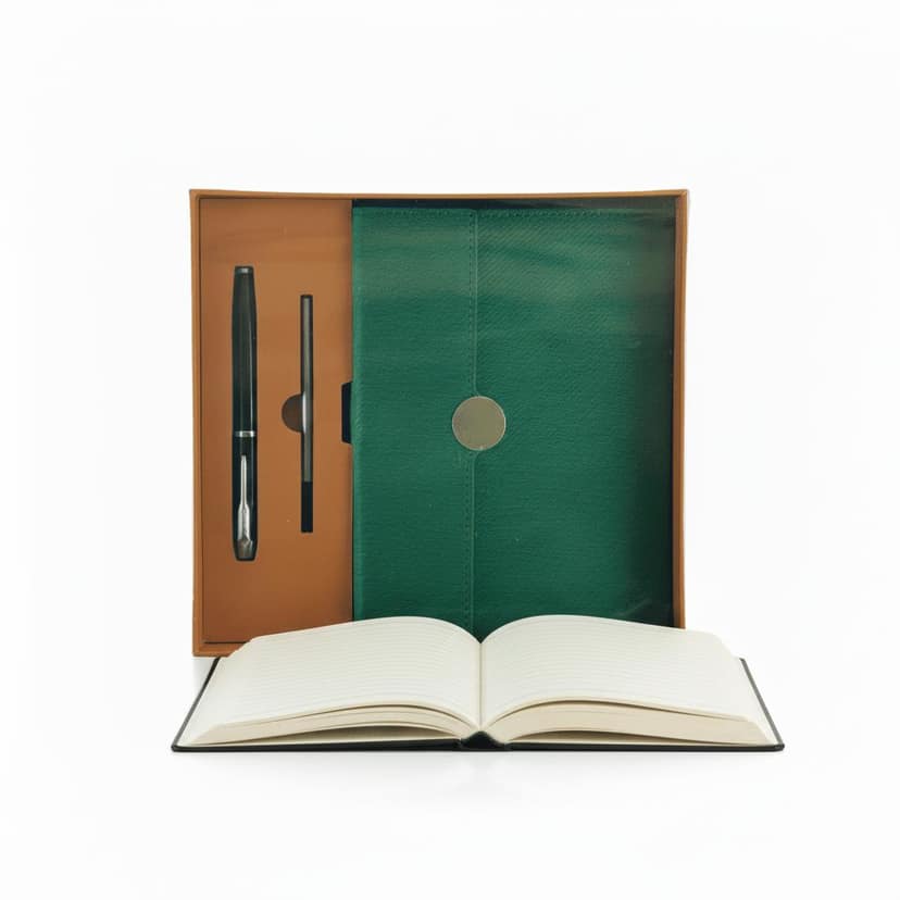 Colourful Office Diary Gift Set Green MRP 899 view 2