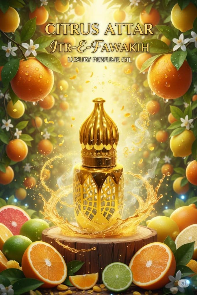 Lemon Attar | Nimbu Fragance - Fresh & Long Lasting Lemon Fragance for Men & Women | Alcohol-Free by LinBerlin view 4