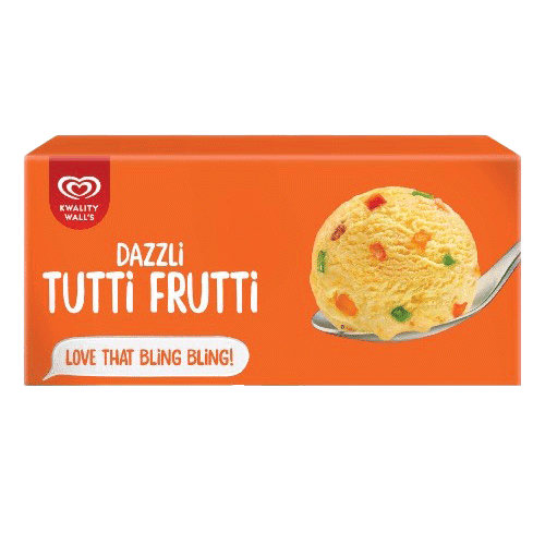 Kwality Walls Party Pack Carton Tutti Fruity 700ml