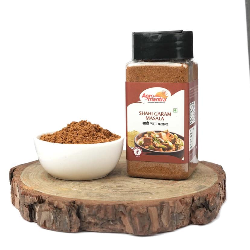 Agro Mantra Shahi Garam Masala Spice Mix 100g | Rich & Aromatic Blend | Perfect for Curries, Biryani, Marinades & Snacks | Authentic Indian Flavor | Fresh & Preservative-Free (pack of 3) view 3