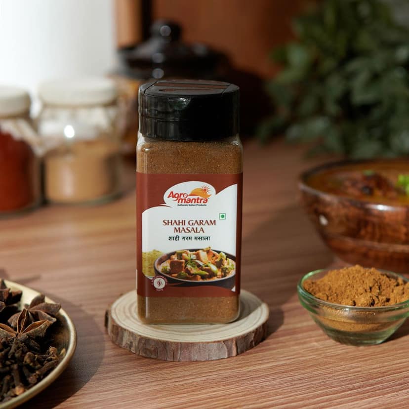 Agro Mantra Shahi Garam Masala Spice Mix 100g | Rich & Aromatic Blend | Perfect for Curries, Biryani, Marinades & Snacks | Authentic Indian Flavor | Fresh & Preservative-Free (pack of 3) view 6