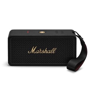 Marshall Middleton II Bluetooth Portable Bluetooth Speaker, Over 30 Hours Playtime, IP67 Waterproof - Black and Brass Marshall Middleton II Bluetooth Portable Bluetooth Speaker, Over 30 Hours Playtime, IP67 Waterproof - Black and Brass - Black