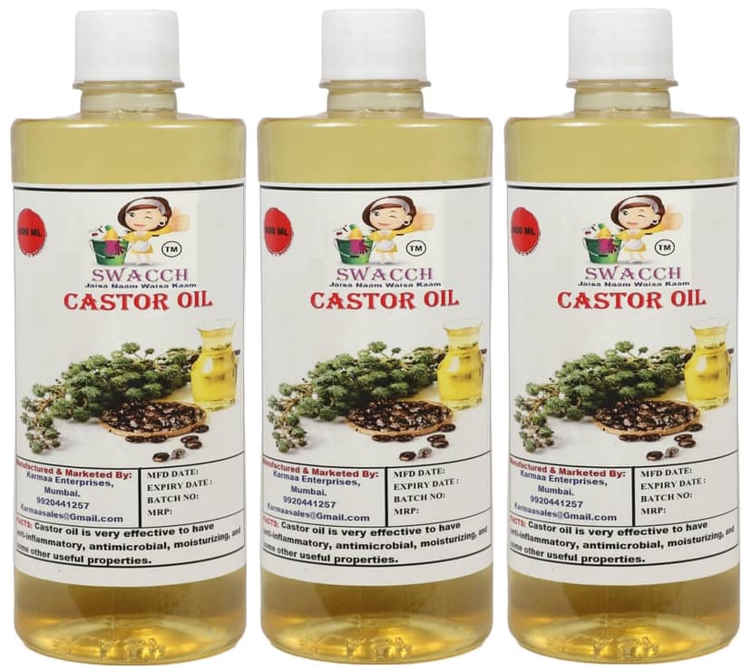 SWACCH CASTOR OIL 500ML (PACK OF 3) view 2