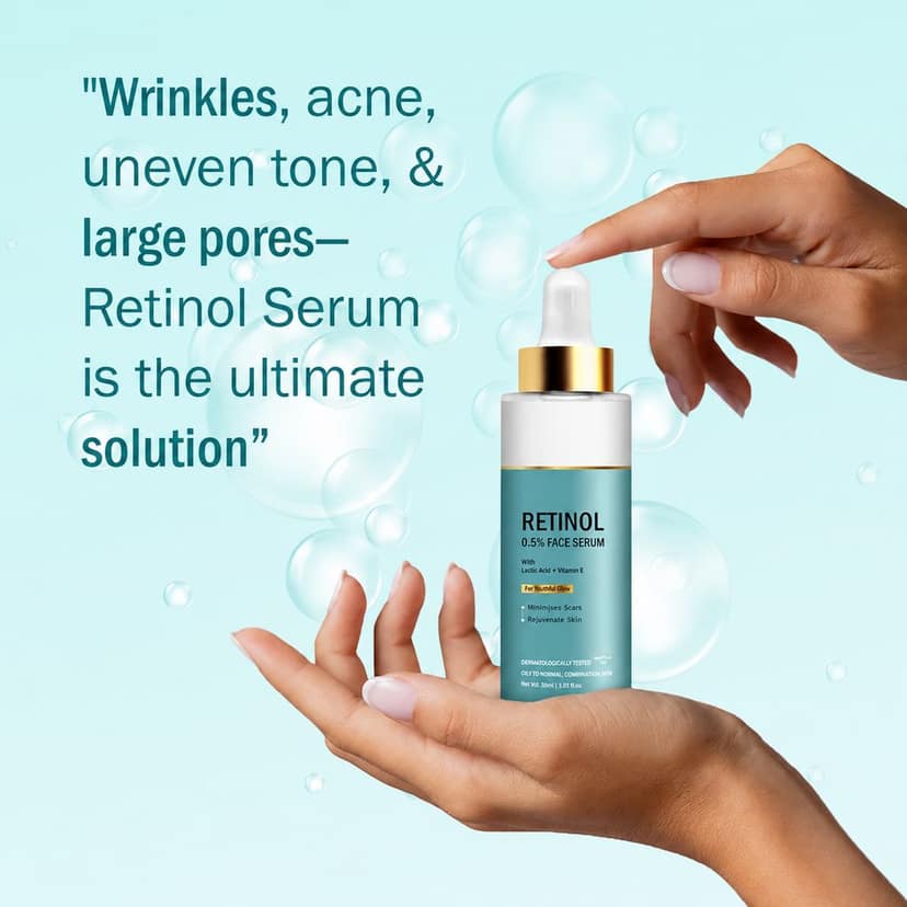 Elegantra 24-Hour Radiant Glow Combo Pack – Vitamin C & Retinol Face Serum Duo for Intense Skin Brightening, Anti-Aging & Deep Rejuvenation | Pack of 2 (30ml Each) view 6