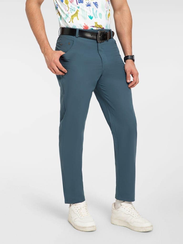 (SLIM FIT) AH Mechanical Stretch Botanical Grey Golf Pant