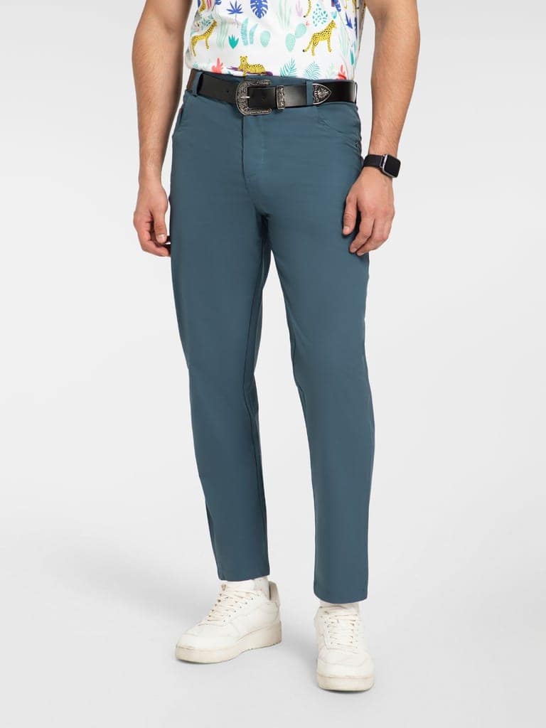 (SLIM FIT) AH Mechanical Stretch Botanical Grey Golf Pant view 4