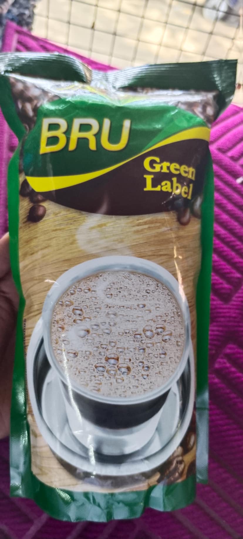 Bru green label