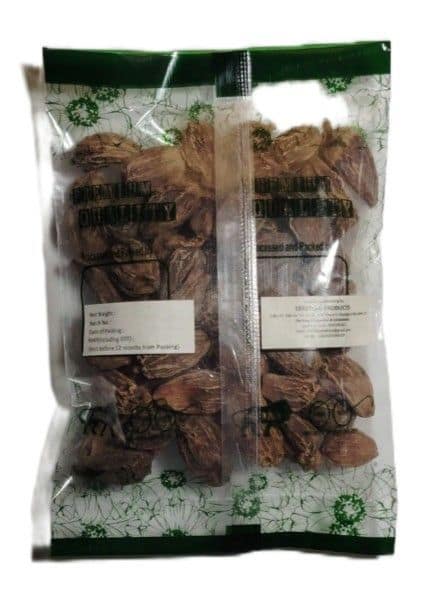 Leafstar Black Cardamom / Badi Elachi - 50 gm - One cardamom pod view 2