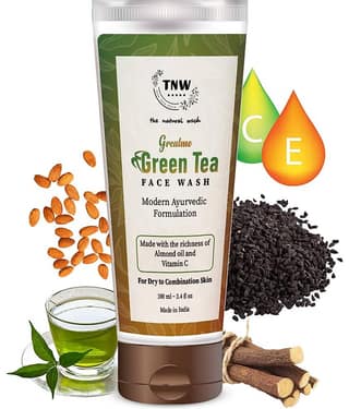 TNW - The Natural Washgreen Tea Face Wash For Dry Skin, 100Ml